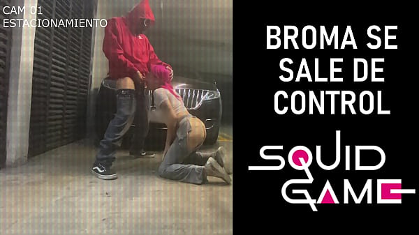 Broma pesada termina en cogida a Daniela de Hyperversos (Juego del calamar)