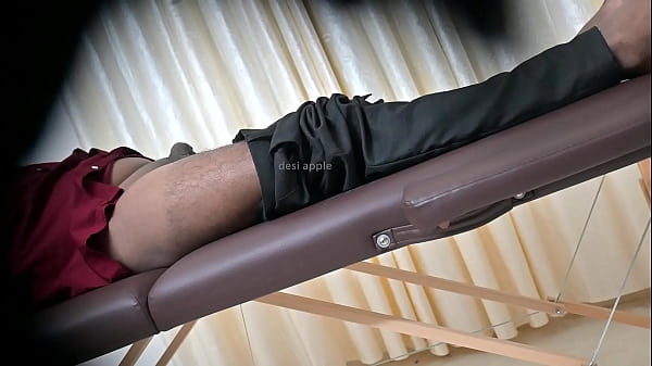 Indian doctor touching cock