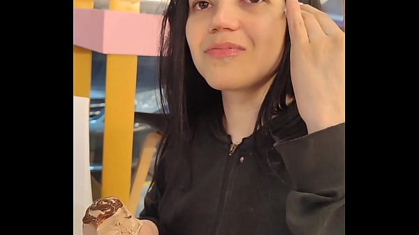 I take my step-cousin to eat ice cream then she pays me by eating me like ice cream