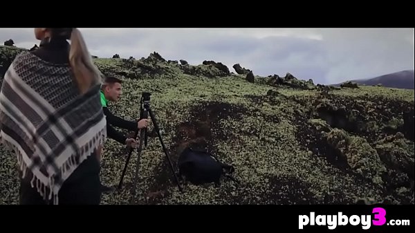 Boyfriend fucked a sexy cute big tits girl in a outdoor sex