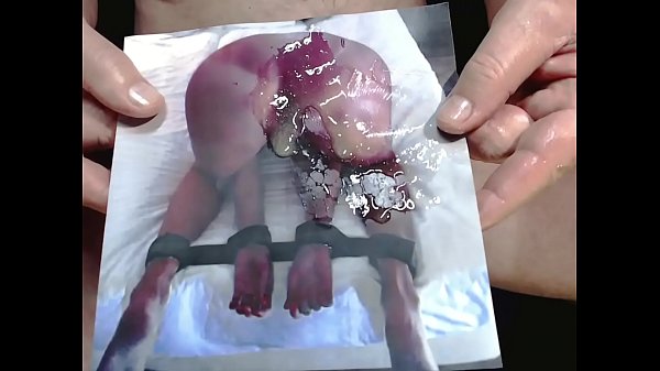 hot sexy slave slut gets a huge load on ass and pussy 