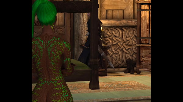 Fantasy Slut Fern Fucks Jarl and Others Inside of Town Keep  