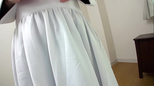 Small Tits Japanese Teen Maid seduce to uncensored Cum inside Fuck by old Guy