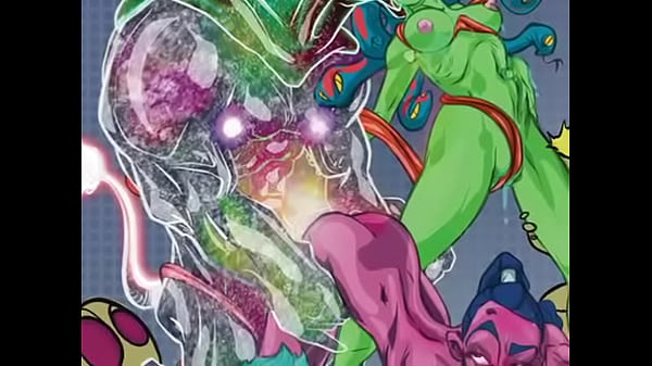 Am orgy scene from the erotic space opera comic ROOBIX 
