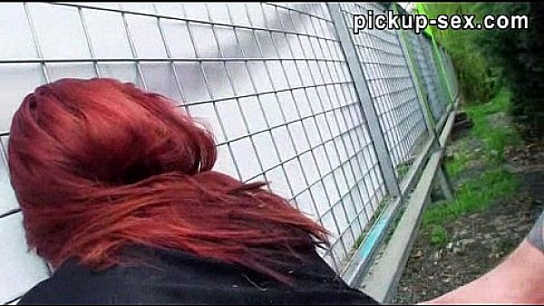 Red hair Sophia Wild gives head and pussy banged for money