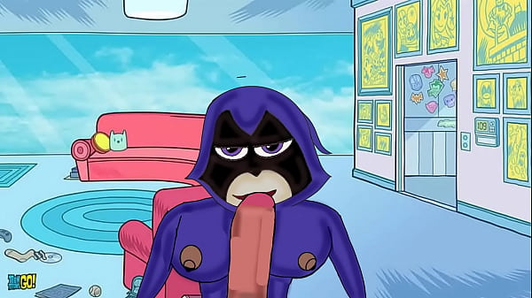 Raven y starfire haciendo lo que mejor saben