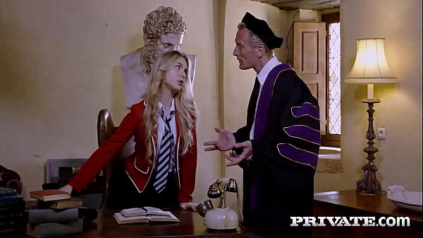 Sexy teenager Alecia Fox tries seducing Clarke Kent in the office, giving a blowjob before taking a nice deep dicking in her cunt! Enjoy as she earns that cum! Full Flick & 1000's More at Private.com!  