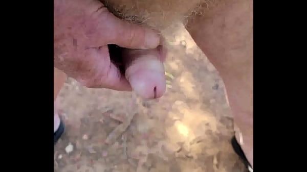 Jerking My Fat Cock In The Trees  