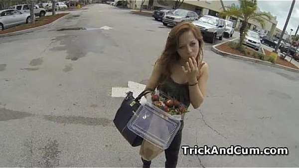 Sexy Aurora trying fat dick on spy glasses