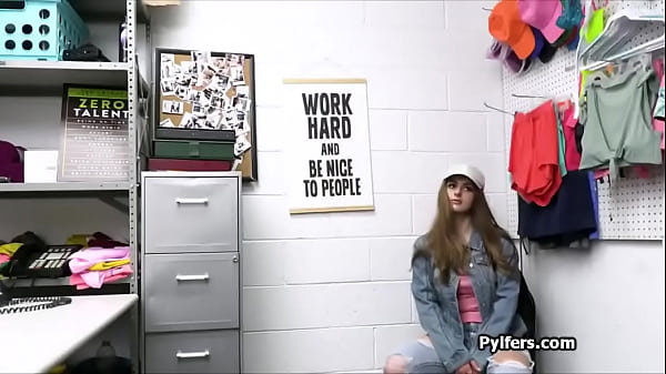 Cavity search and blowjob by sexy thief