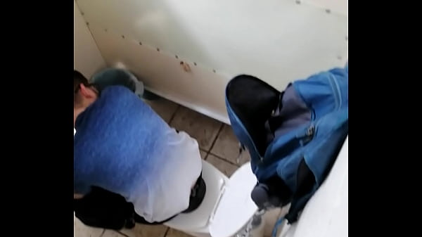 Young man in the glory hole  