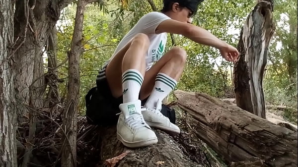 What would you do if you saw a boy ejaculating on his Adidas Stan Smith sneakers in the open air? 