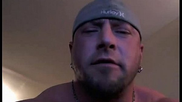 Bodybuilder Riding Dildo