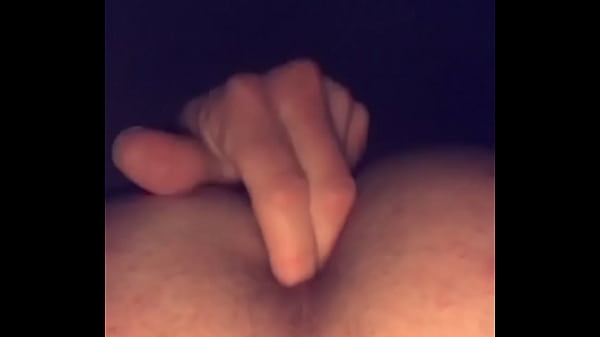 Gay boy anal masturbates