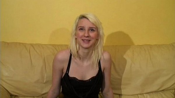 Casting blonde bunny sucking