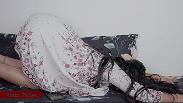 (Anal failed) Hot bhabhi Priya sexy yoga and tight ass hard anal sex to creampie farting