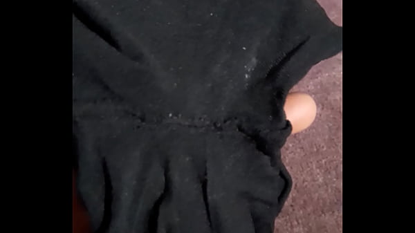 Calzon negro de algodon con descarga