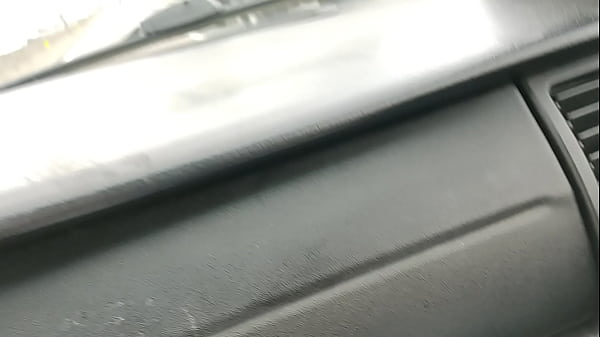 Showing off her breasts in public