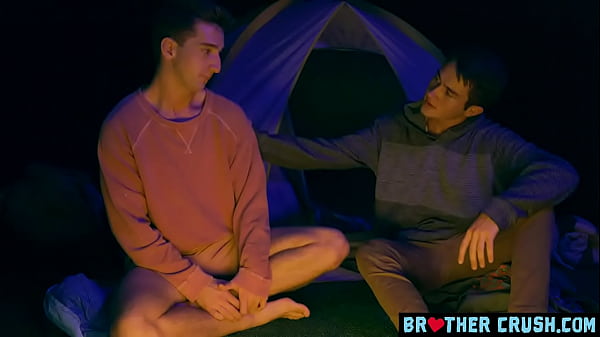 Outdoor sex by the fire with my STEPBROTHER  