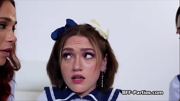 Besties trying out new vibrator then switching to cock