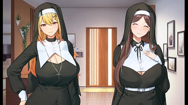 Summer Clover [ HAREM HENTAI GAME ] Ep.19 Cute day for the 3 NUNS !