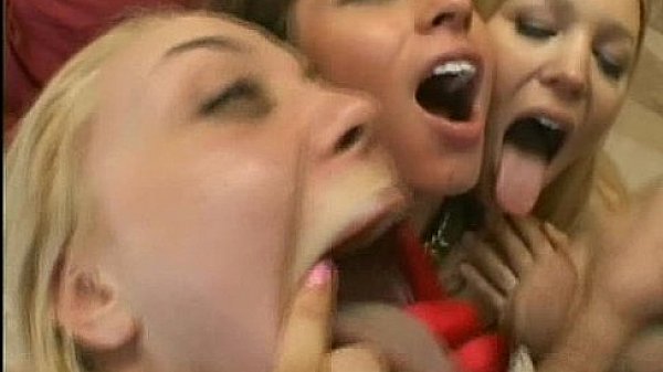 3 girls having anal sex with a man