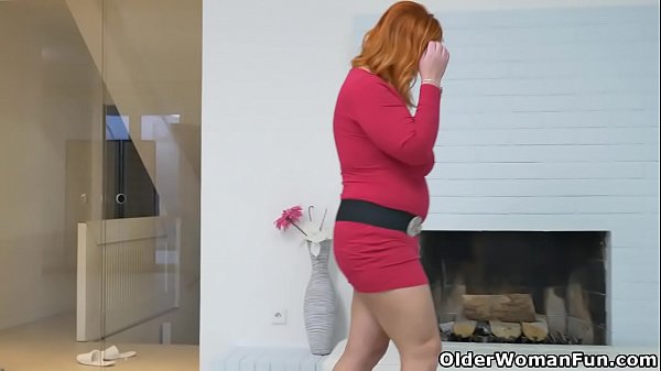 Euro milf Alex gets overwhelmed by her throbbing pussy