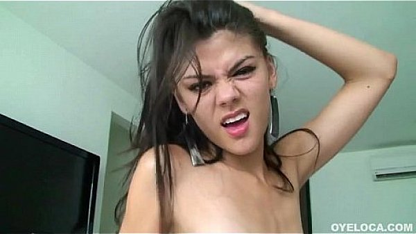 Latina babe fucked by hunky white man