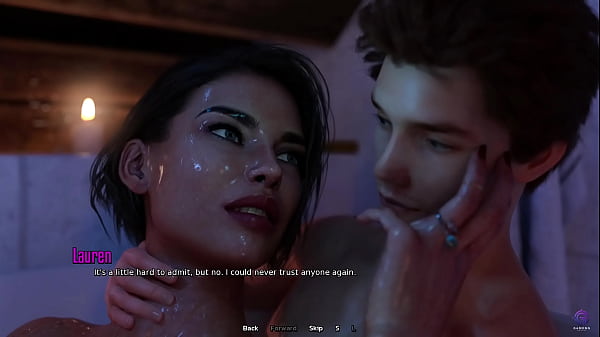 Touching My Horny Stepmom's Pussy While Bathing Together - 3D Hentai Animated Porn - Life in Santa County