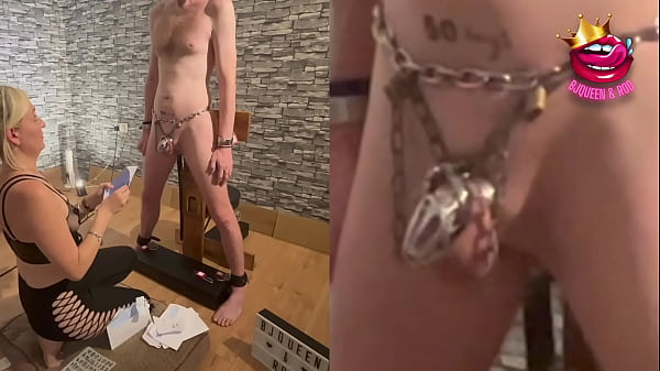 Tricked back into chastity, sentence semi permanent tattooed on body