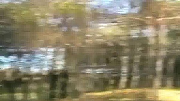 Sexy brunette amateur teen Brys public flashing and outdoor amateur voyeur