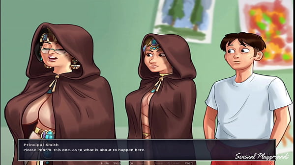 Summertime Saga | I love painting, specially busty naked girls