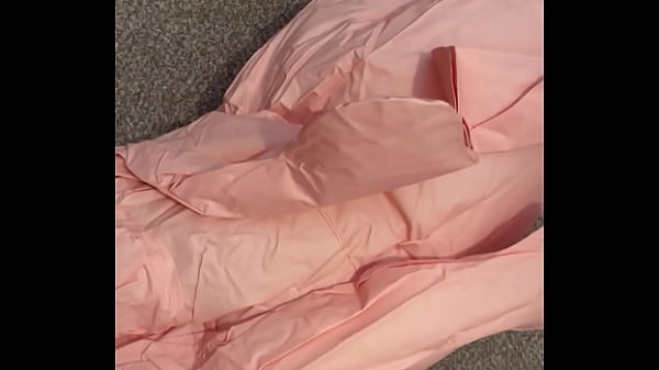 Pumping up a large blow up doll  