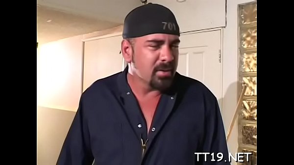 Awesome girl Treeper caresses big shaft 