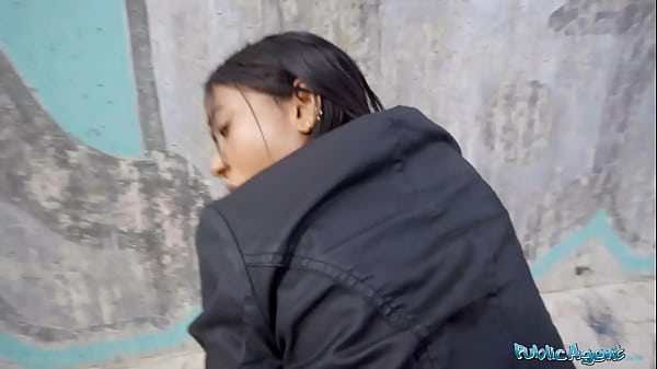 Public Agent Big butt big boobs black Colombian pov big dick outdoor sex 