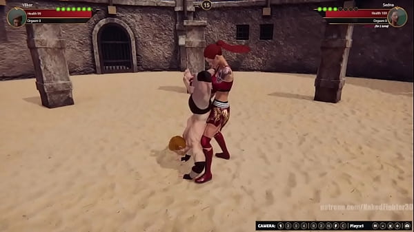Vilkor VS Sedna [NF3D MIxed MMA Combat Maledom Arena]