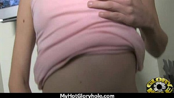 babe sucks and fucks black cock at Gloryhole 28  