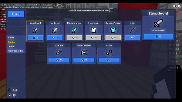 Bloxd.io Bedwars duos 2 games really good (The Nizzler Reaper)  