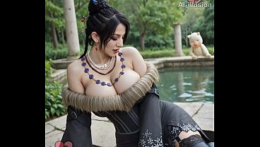 Lulu Final Fantasy X sex titfuck cumshot