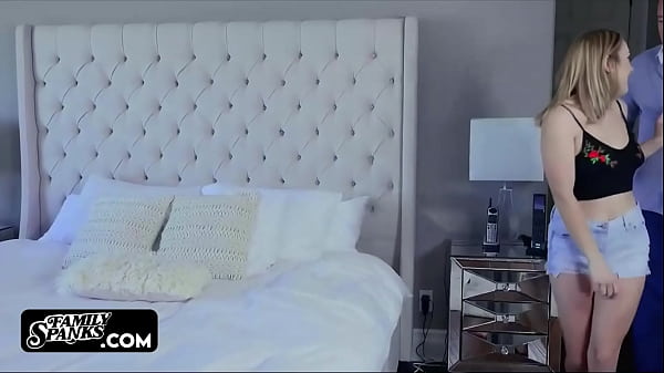 Whore Stepdaughter being Slut with her Lazy Stepfather