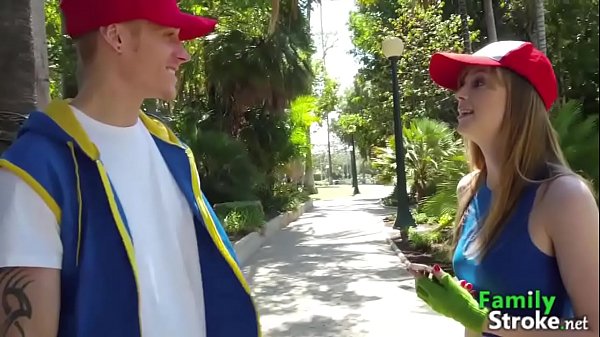 Pokemaster Stepsister's Rough Pussy Fucked