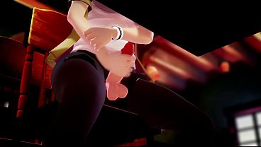 MMD Animation by MM3077 Futanari Masturbation Challenge  
