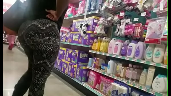 Big booty ebony shopping