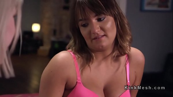 Dude dominates two hot roommates in bondage