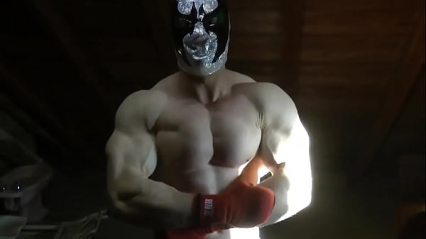 Teen Bodybuilder Muscle Flexing Huge Double Biceps