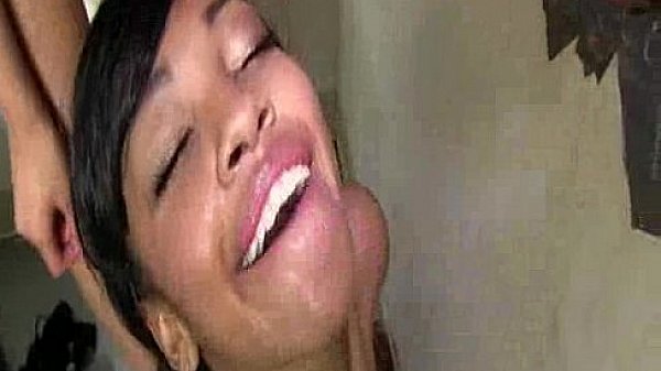 Glory Hole Interracial Fuck and Shoot