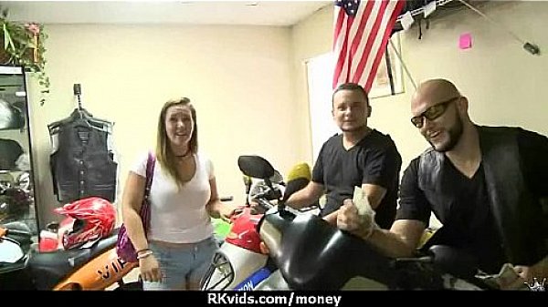 Desperate teen naked in public and fucks to pay rent 7