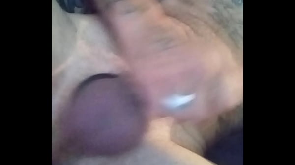 Jerking my dick on my buddies couch  