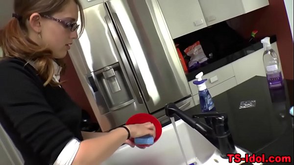 Hot tranny drills slut