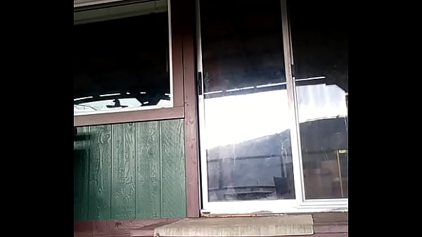 I just had to step out on the porch just as the neighbor lady is out 